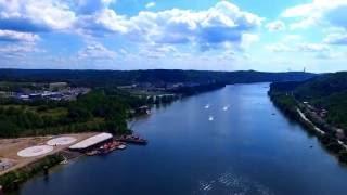 DJI PHANTOM 3 Professional - BEAVER COUNTY, PA - Ohio River - Lockhouse 6 - QuippaDrone