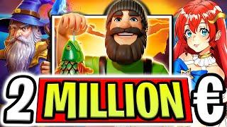 JACKPOT ALERT! €2,000,000 RECORD-BREAKING SLOT WINS BONUS HUNT!