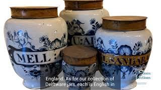 Collections & Reflections: Delftware Apothecary Jars