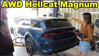 Sarah -n- Tuned - Reaction to my  AWD Magnum Hellcat!!!!