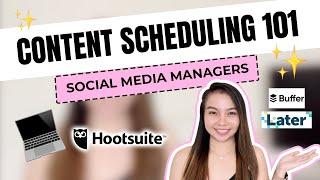 Content Scheduling 101 for Social Media Managers | Content Scheduling Tools [CC English Subtitle]