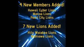 District 50 Hawaii Lions 2021 year end results