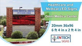 LED Sign for Healthcare Centers and Medical Offices | 20MM Digital Sign