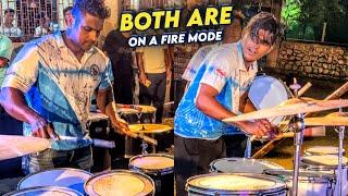 Both Drummers Are On A Fire Mode| Sarang Beats Malad | Banjo Party Mumbai