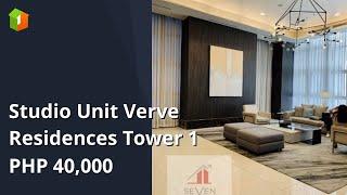 Studio Unit Verve Residences Tower 1