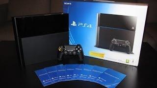 Unboxing the PlayStation 4 (European version)