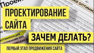 Зачем делать проектирование сайта перед его разработкой и продвижением.