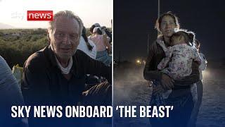 Aboard ‘The Beast’: Watch how migrants are stopped by Mexican authorities on way to USA