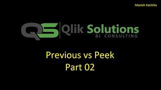 Qlik - 051: Inter-record functions in Qlik : Previous vs Peek - Part 02