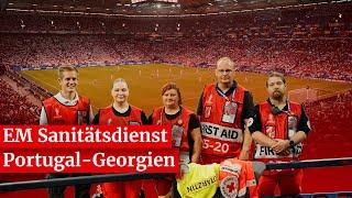 Portugal - Georgien EM  Sanitätsdienst in Gelsenkirchen