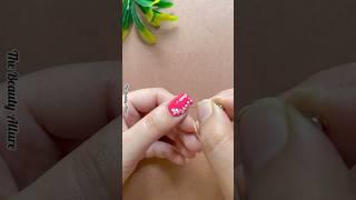 ️Easy nail art with safety pin #nailart2024 #shorts #shortvideo