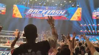 AJ STYLES "IL EST VRAIMENT PHÉNOMÉNAL" WWE BACKLASH 2024 FRANCE awesome crowd