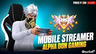 GrandMaster Rank Push Live - Free Fire Telugu Short Live #FaceCamLive #garenafreefireindia #shorts