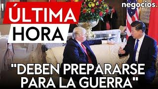 ÚLTIMA HORA: EEUU listo para responder a China: "Quienes buscan paz deben prepararse para la guerra"