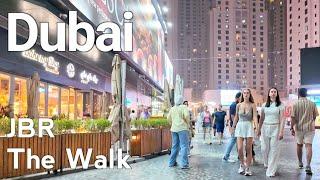 Dubai [4K] Amazing JBR, The Walk Walking Tour 