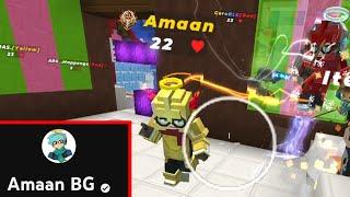 Spam Killing Amaan BG  (4 BGtubers vs 12 Pro)