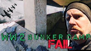 WW2 Bunker Camping Fail + Treasure Hunting