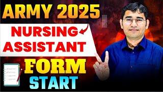 Army Nursing Assistant Vacancy 2025 Form Start | Army Nursing Assistant 2025 Syllabus | Exam Update