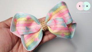 Laco de Fita  Ribbon Bow Tutorial #8  DIY by Elysia Handmade