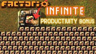 Getting ∞ INFINITE ∞ Productivity Bonus in Vanilla Factorio...