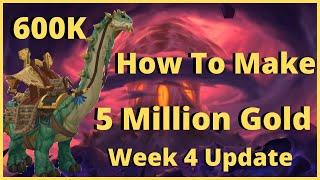 How To Make 5 Million Gold | Brutosaur Mount Guide| Week 4 Update 600k