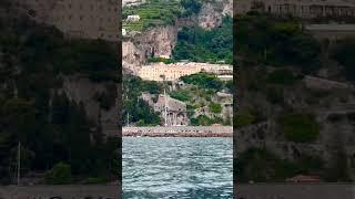 Scenic ferry journey from Positano to Amalfi ️ #travel #italy #amalficoast #sea