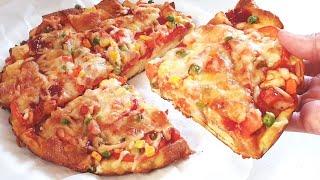 RESEP PIZZA PAN HANYA DENGAN ROTI TAWAR