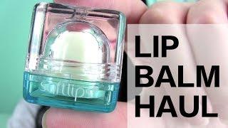 LIP BALM HAUL! #LipBalmAddict :)