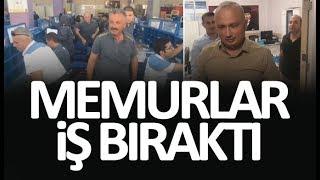 Son dakika! Memurlar iş bıraktı! İşte ilk görüntüler