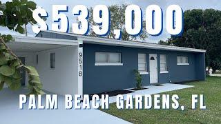 What Does $539,000 Buy in Palm Beach Gardens? Property Tour of Florida Ranch Style Home