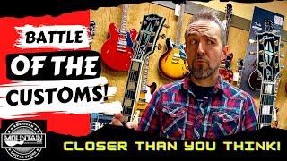 Les Paul Custom Comparison!  Epiphone IGC Les Paul Custom Vs. Gibson Les Paul Custom! Is it Close?!