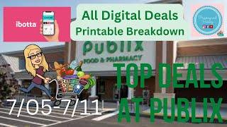 Publix all Digital Deals this week at Publix for 7/05-7/11 using Only Your Phone to Save Money