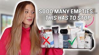 Beauty Empties 2024! Haircare, Skincare, Bodycare & Makeup Products I've Used Up