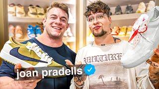 JOAN PRADELLS ME ENSEÑA SU COLECCION DE ZAPATILLAS!!