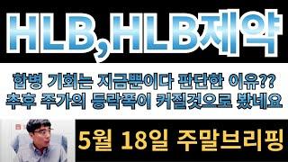 [HLB,HLB제약] 합병기회는 지금뿐이다 판단한이유?? 추후 주가의 등락폭이 커질것으로 보고있는겁니다