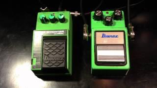 Vintage Ibanez Tube Screamer TS9 vs TS10