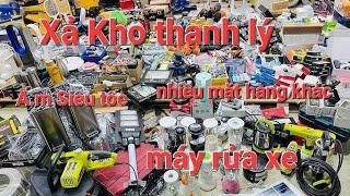 Dọn Kho, Thanh Lý, Hàng Bãi Nhật, Máy Hút Bụi, Máy Rửa Xe, Bộ Dao Nhật, Sạc Dự Phòng