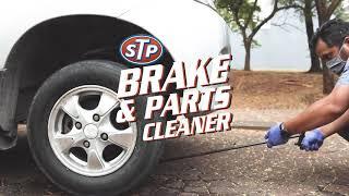 Cara mudah membersihkan komponen rem mobil dengan STP Brake & Parts Cleaner.