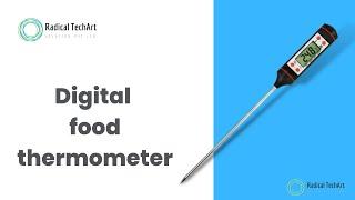 DIGITAL FOOD THERMOMETER UNBOXING TESTING AND REVIEW RadicalTechArt I RadicalTalks I RadicalTechMart