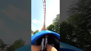 Dropping in 10 SECONDS on this Six Flags Ride