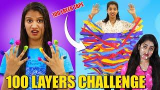 100 LAYERS WEARING CHALLENGE  | EXTREME CHALLENGE GONE WRONG  | PULLOTHI