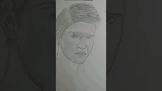 speed drawing iko uwais#iko uwais drawing#shorts iko uwais