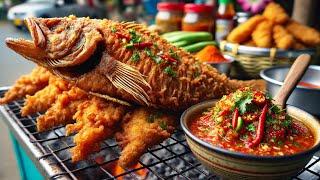 Crispy Perfection: Street-Style Fried Fish with Spicy Sauce