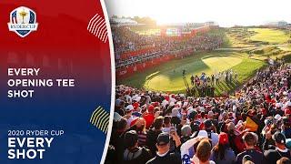 Every Opening Tee Shot | 2020 Ryder Cup