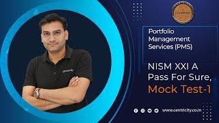 NISM XXI A - PMS Distributors Exam | Mock Test 1 #nism #pms