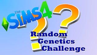 OMG, SHE'S A BEAUTY!? | SIMS 4 Random Genetics Challenge - (CAS!)