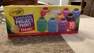 Crayola Washable Project Paint Classic #crayola #paint #washablepaint