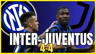 INTER JUVENTUS 4-4: PARTITA FOLLE, DUE PUNTI BUTTATI IN MANIERA INCREDIBILE