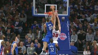 Aaron Gordon Big Putback Dunk Over Two Defenders!