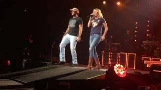 Luke Bryan & Carrie Underwood Duet - Play It Again - Live In Nashville 2017